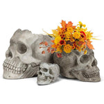 Extra Large Skull Planter-10"L