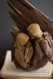 DRIFTWOOD MARY JOSEPH AND JESUS WITH WING