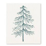 S/2 AllOver Trees Dishcloths-6.5x8"L