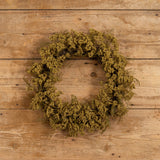 18" GREEN QUEEN ANNE LACE WREATH