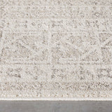 Carina Tribal Medallion Beige Kilim-Style Rug