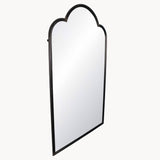 Brookby Industrial Black Iron Mirror