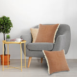 Aspen Fringed Throw Pillow/cover only