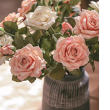 Rolled Edge American Rose Stem 18" Tall