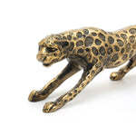 Decorative Jaguar Sculpture-Animal Figurine-18x3x6"