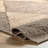 Pandora Diamond Jute Area Rug
