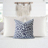 Ruby Leopard Cotton Knit Pillow Cover –Soft, Stylish, Animal