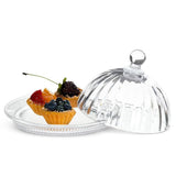 Low Optic Round Dish with Lid-5.5"D
