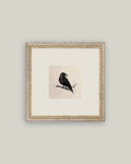 Crow Framed Antique Art