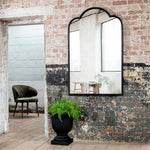 Brookby Industrial Black Iron Mirror