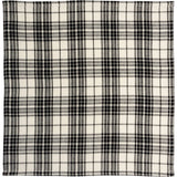 Black And White Plaid Napkin