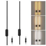 Three Color-changing Dimmable Wall Sconces