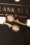 Gold Dipped Rhinestone Tulip Ring
