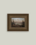 Landscape with Fallen Tree Framed Antique Art