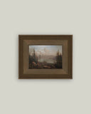 Landscape with Fallen Tree Framed Antique Art