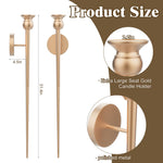 Set of 2 31.5" Vintage Candle Wall Sconces