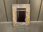 Stained glass picture frame
