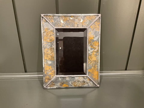 Stained glass picture frame