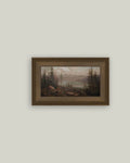Landscape with Fallen Tree Framed Antique Art