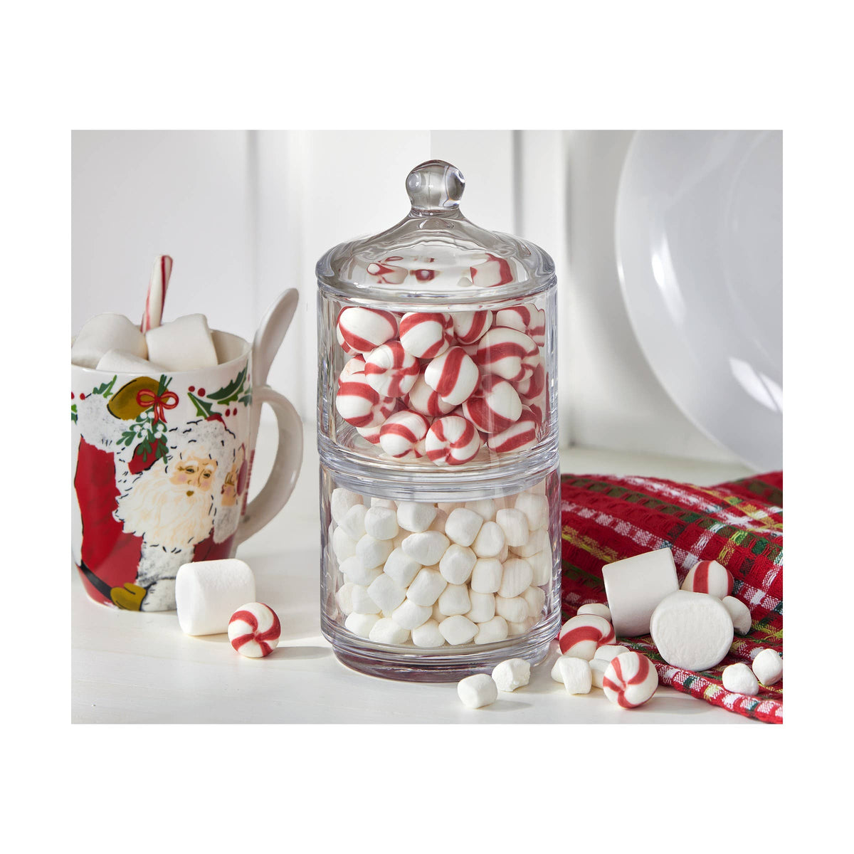 Stackable Sprinkle Jar Stacking Jar With Lid - Clear – Eastwood home