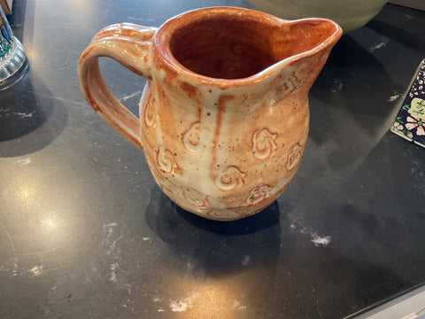 Orange pitcher