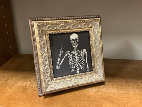 Small skeleton print