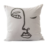 Womxn Embroidered Pillow Cover – Feminist Decor, Handcrafted
