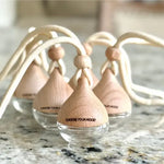NEW Beech Wood & Glass Car Diffuser - Grounded