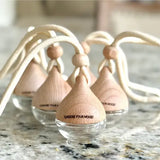 NEW Beech Wood & Glass Car Diffuser - Loved
