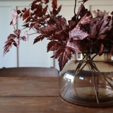 Faux Plum Cimicifuga Ramosa Leaf Spray - 19.5"