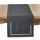 Laser-Cut Hemstitch Runner