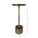 Martini Table, Brass