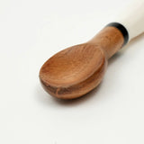 Wood & Resin Coffee Spoons - Set of 4