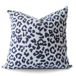 Ruby Leopard Cotton Knit Pillow Cover –Soft, Stylish, Animal