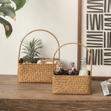 Rectangular Woven Carry Basket Organizer