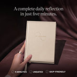 Guided Gratitude Journal, 365 Prompts, Undated, Gift Package