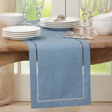 Laser-Cut Hemstitch Runner