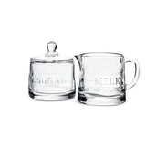 Abbott - Classic Text Sugar Pot with Lid-4"H (10oz)