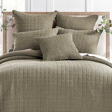 Mills Waffle Square Pillow
