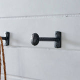 Black Cast Iron Nail Head Wall Hooks