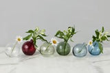 Glass Sphere Bud Vase, Sage Green