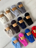 FLUFFY ANGORA MITTENS