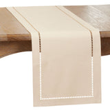 Laser-Cut Hemstitch Runner