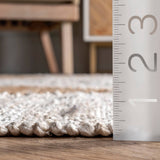 Pandora Diamond Jute Area Rug