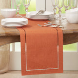 Laser-Cut Hemstitch Runner