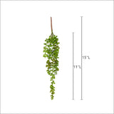 Soft Touch Faux String of Pearls, Hanging Succulents,