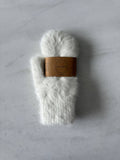 FLUFFY ANGORA MITTENS