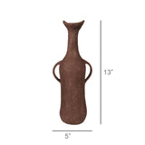 Corsica Vase with Handle, Terra Cotta - Sm