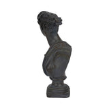 Decorative Sculpture - Bronze Resin Grecian Bust, 12 in.