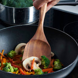 6 pcs Wooden Spoons for Cooking, Wooden Cooking Utensils